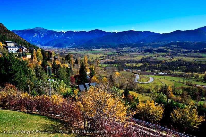 Autumn landscape of Serra Moixero, Cerdanya, Catalunya