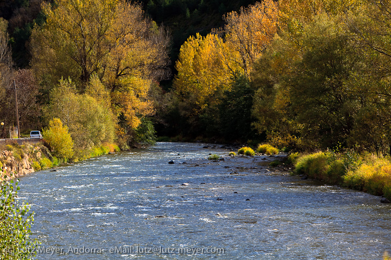 Autumn landscape of La Cerdanya, Catalunya