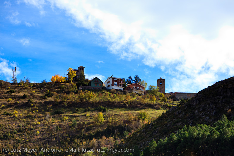 Autumn landscape of La Cerdanya, Catalunya