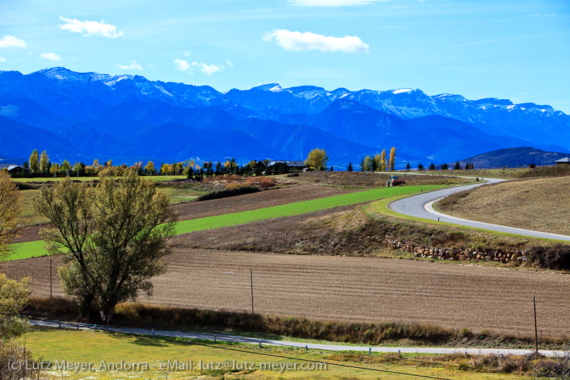 Autumn landscape of Serra Moixero, Cerdanya, Catalunya