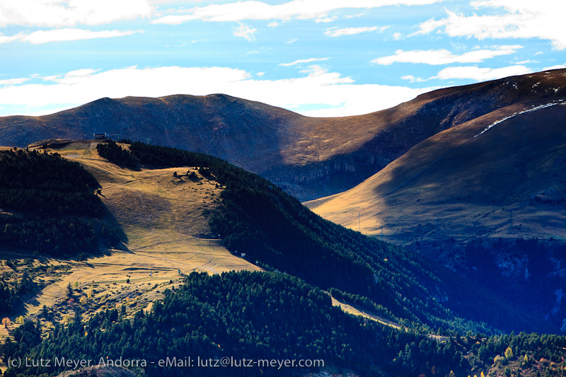 Autumn landscape of Serra Moixero, Cerdanya, Catalunya