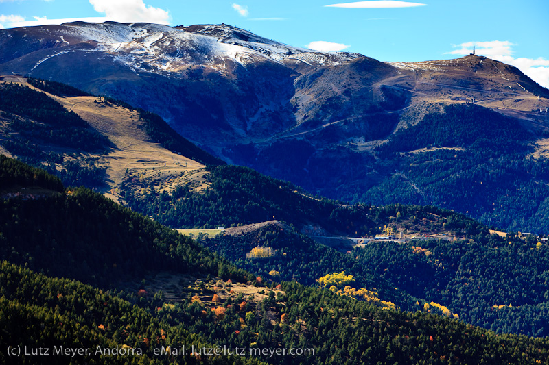 Autumn landscape of Serra Moixero, Cerdanya, Catalunya