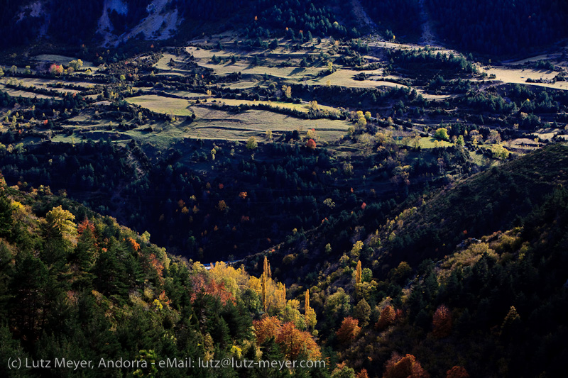 Autumn landscape of Serra Moixero, Cerdanya, Catalunya