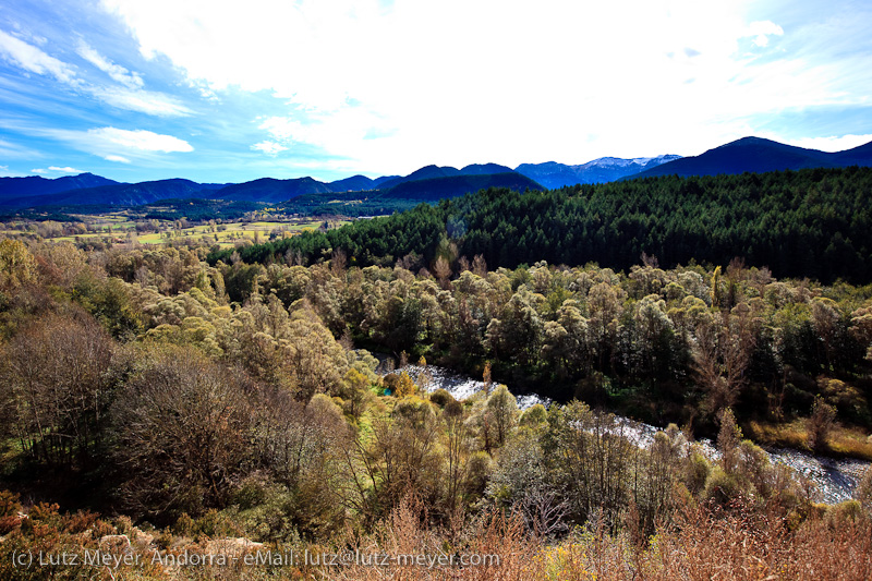 Autumn landscape of La Cerdanya, Catalunya