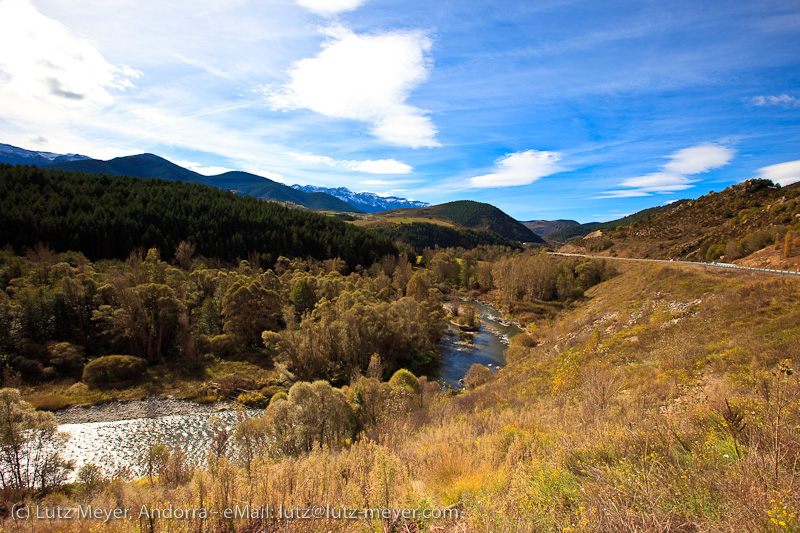 Autumn landscape of La Cerdanya, Catalunya