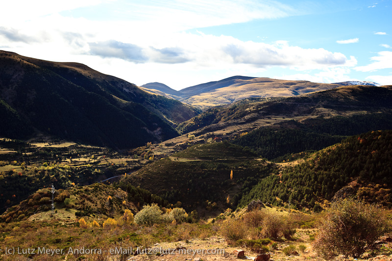 Autumn landscape of Serra Moixero, Cerdanya, Catalunya