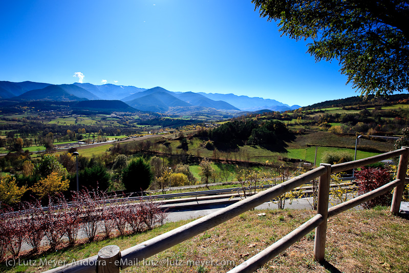 Autumn landscape of La Cerdanya, Catalunya