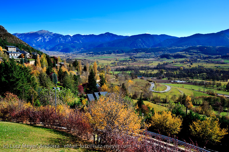 Autumn landscape of Serra Moixero, Cerdanya, Catalunya