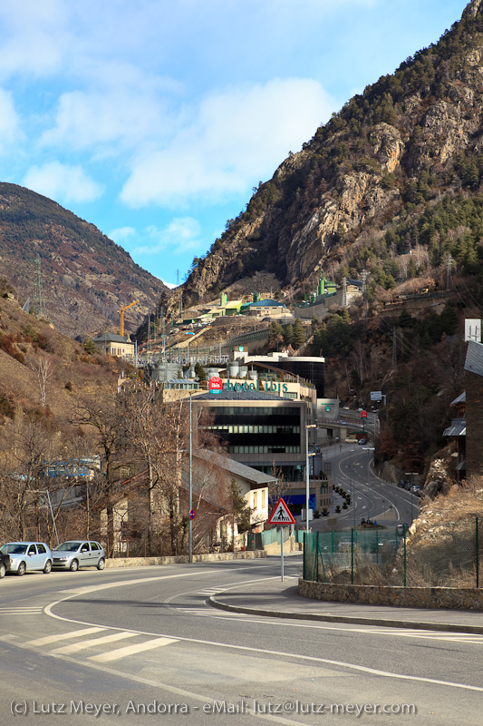 Andorra City: Escaldes east-south, from Fener to Vall d'Orient