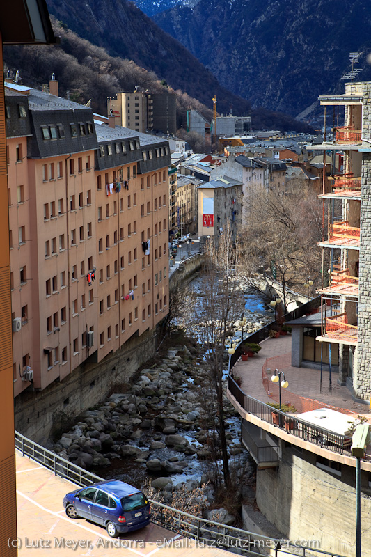 Andorra City: Escaldes east-south, from Fener to Vall d'Orient