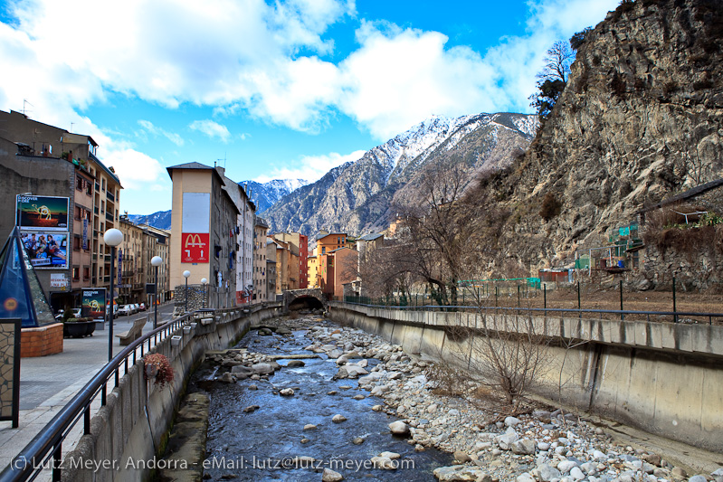 Andorra City: Escaldes east-south, from Fener to Vall d'Orient