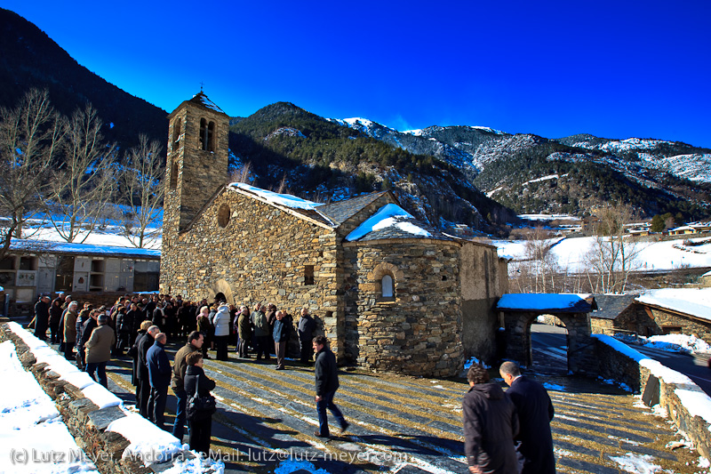 Andorra history: Rural buildings at La Cortinada, Vallnord, Andorra, Pyrenees