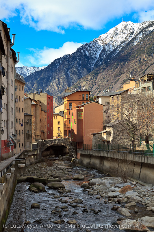Andorra City: Escaldes east-south, from Fener to Vall d'Orient