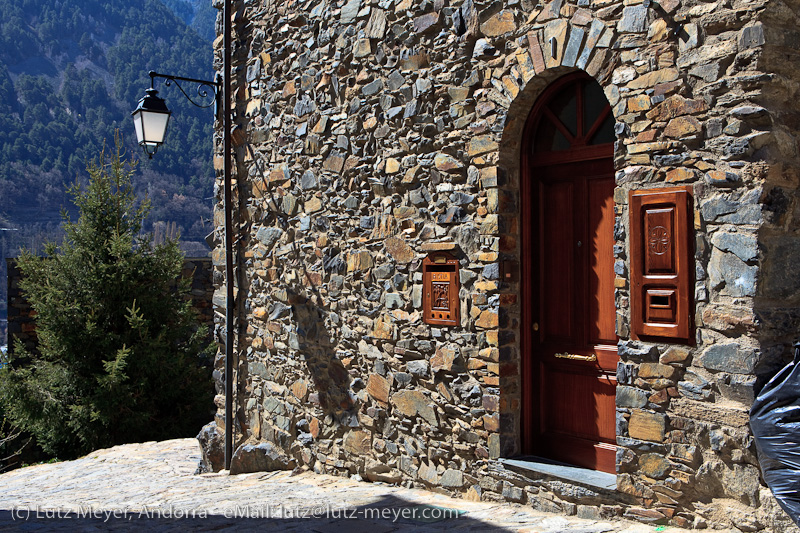 Andorra history: Old houses. Engordany