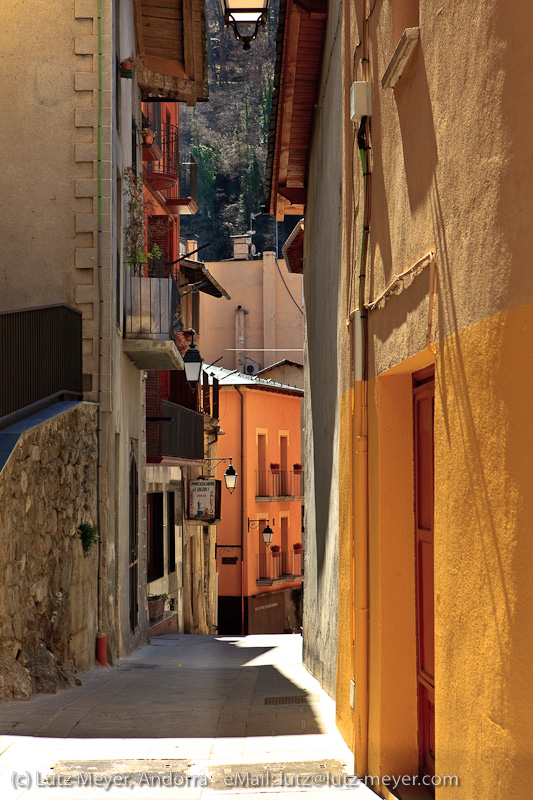 Andorra history: Old houses. Engordany