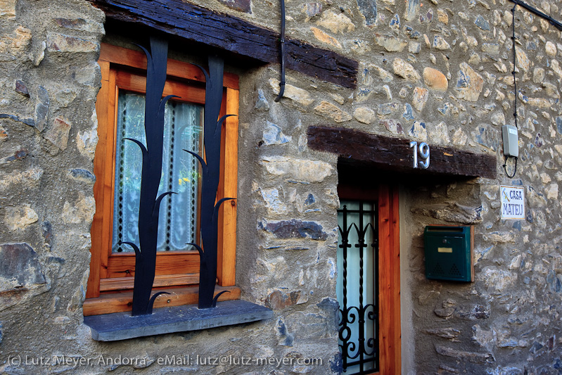 Andorra history: Old houses. Engordany