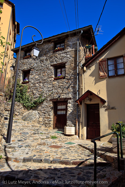 Andorra history: Old houses. Engordany