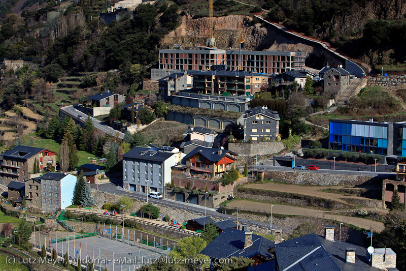 Rural life in modern houses: Engordany, Andorra, Pyrenees