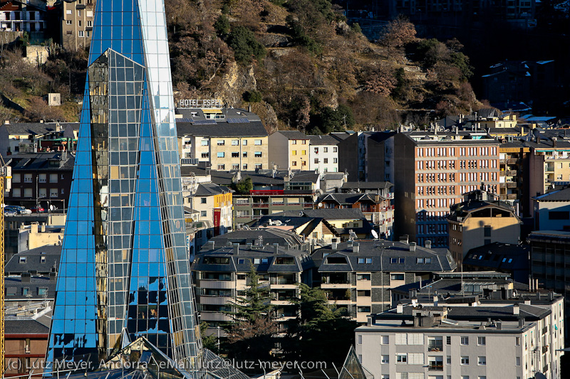 City view from Cami Falguero, Escaldes