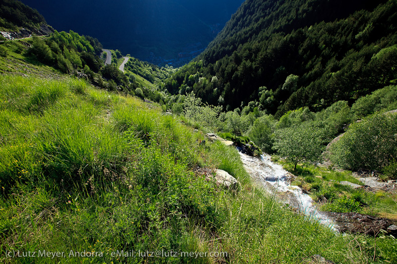 Andorra nature: Landscape of Arinsal, La Massana, Vallnord, Andorra, Pyrenees