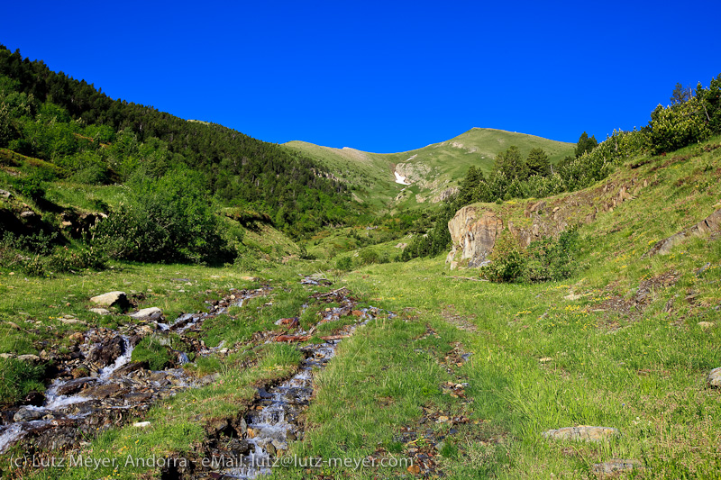 Andorra nature: Landscape of Arinsal, La Massana, Vallnord, Andorra, Pyrenees