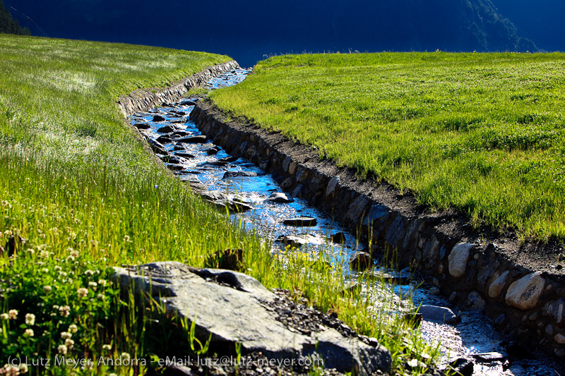 Andorra nature: Landscape of Arinsal, La Massana, Vallnord, Andorra, Pyrenees