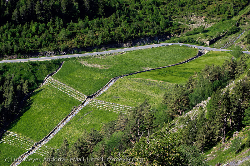 Andorra nature: Landscape of Arinsal, La Massana, Vallnord, Andorra, Pyrenees