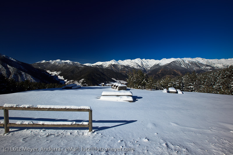 Andorra Vallnord: Mountain winter images
