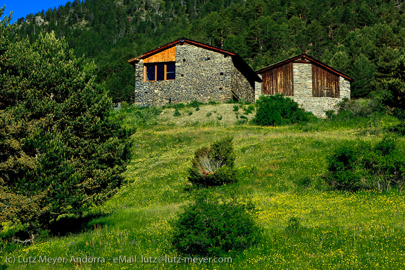 Andorra rural: Cortals de Sispony, La Massana, Vallnord, Andorra, Pyrenees