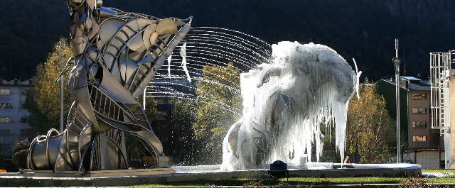 Calidea i la Dama de gel, Escaldes Andorra - Foto: Lutz Meyer