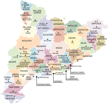 Catalunya Comarques i Municipis